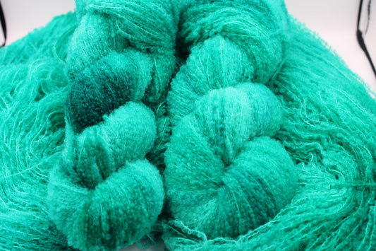 Frosted Selkie 80% Superfine Merino Wool Boucle Yarn - 20% Nylon Lace Weight 100g Skein