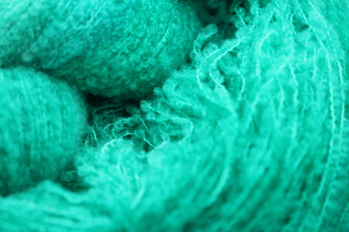 Frosted Selkie 80% Superfine Merino Wool Boucle Yarn - 20% Nylon Lace Weight 100g Skein