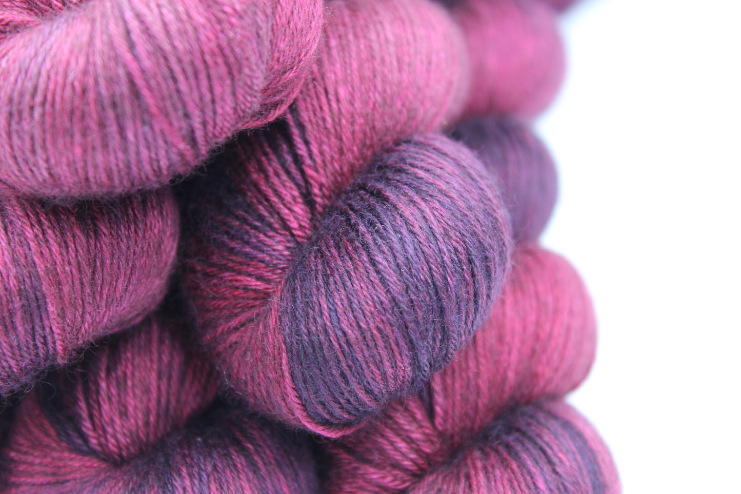 Victorian Gothic Sock Yarn Skein 50% Yak 50% Silk 100g