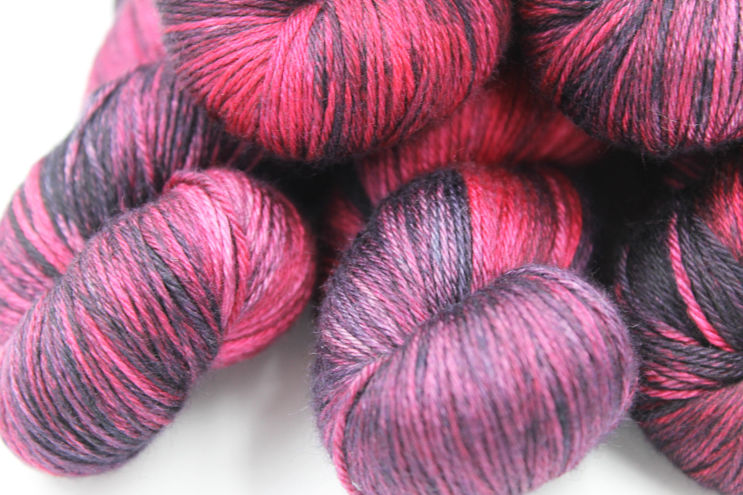 Victorian Gothic Sock Yarn Skein - 50% Superwash Merino Wool, 50% Silk, 100g Skeins