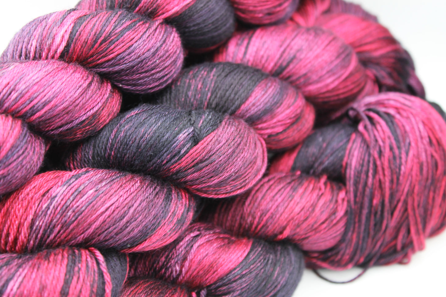 Victorian Gothic Sock Yarn Skein - 50% Superwash Merino Wool, 50% Silk, 100g Skeins