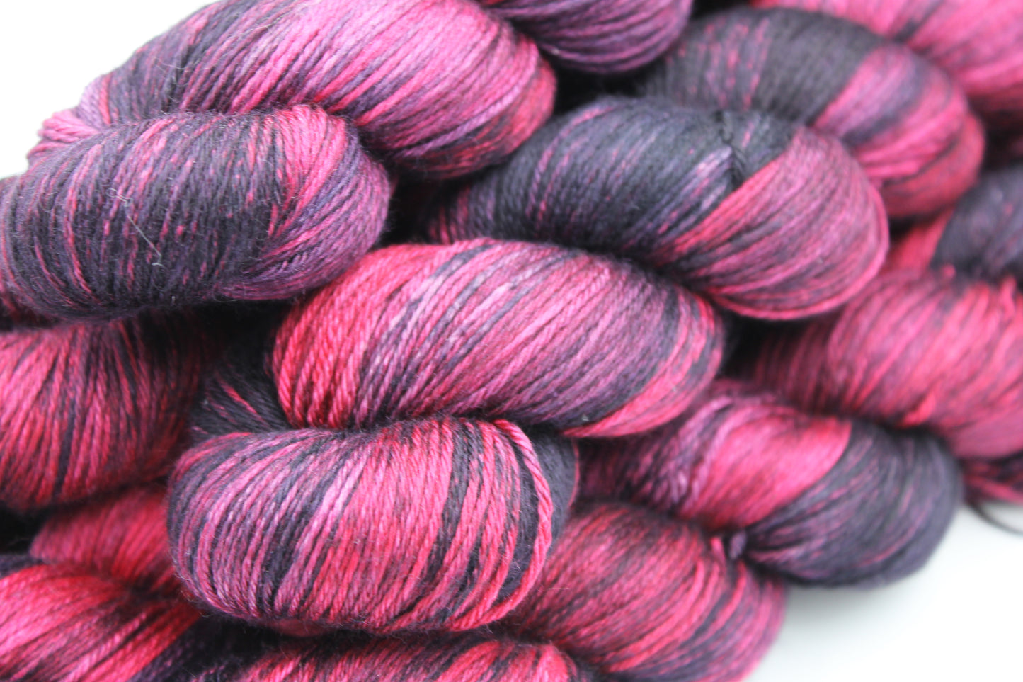 Victorian Gothic Sock Yarn Skein - 50% Superwash Merino Wool, 50% Silk, 100g Skeins