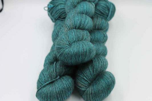 Silken Seafoam Sock Yarn Skein 50% Yak 50% Silk 100g