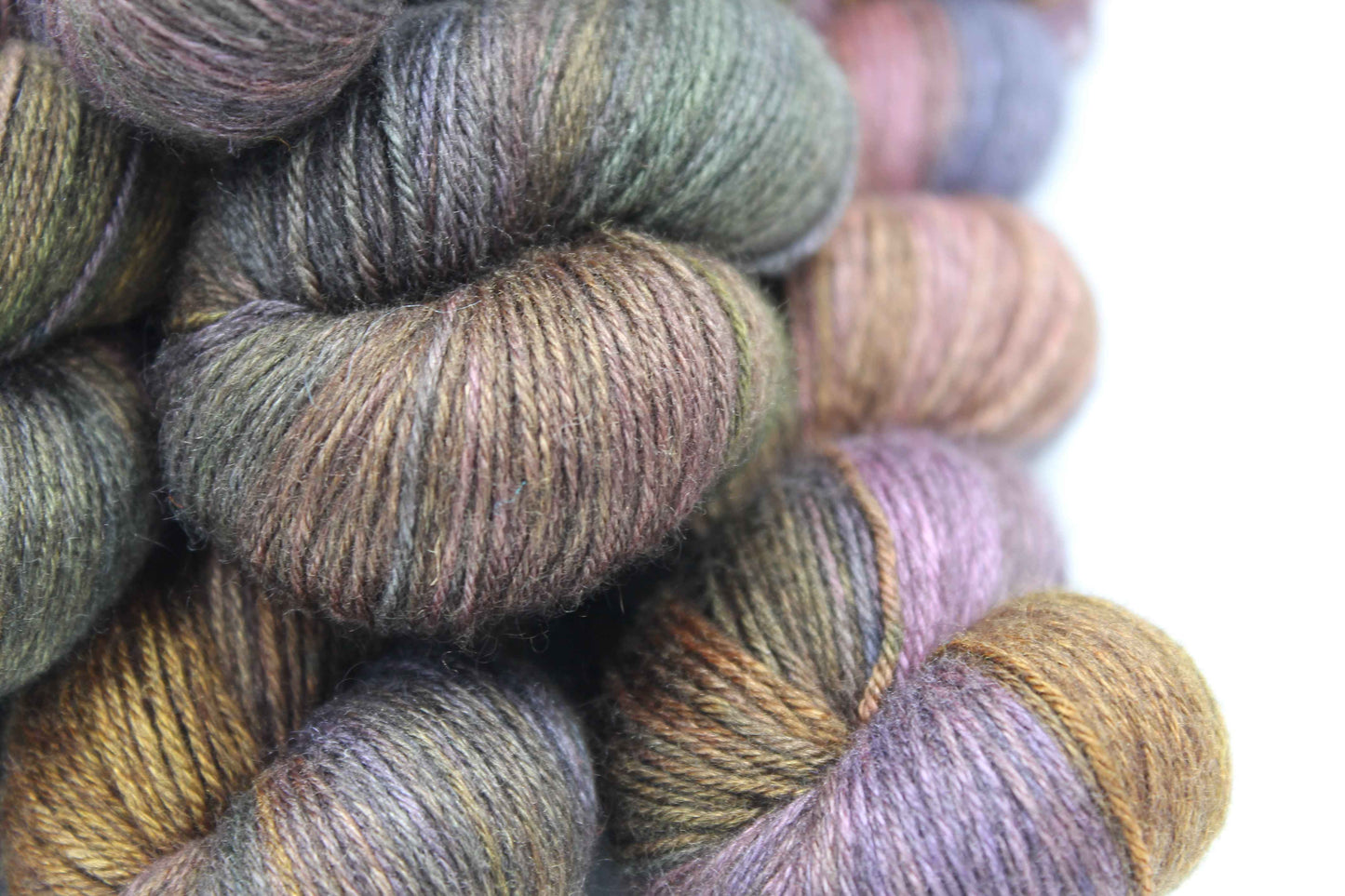 Twilight Bramble Sock Yarn Skein 50% Yak 50% Silk 100g