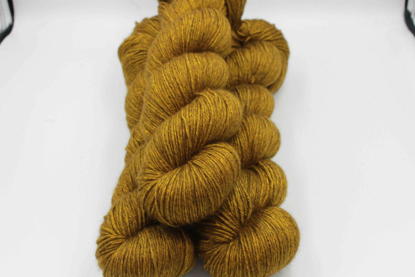 Victorian Brass Yak Silk Sock Yarn 50% Yak 50% Silk 100g