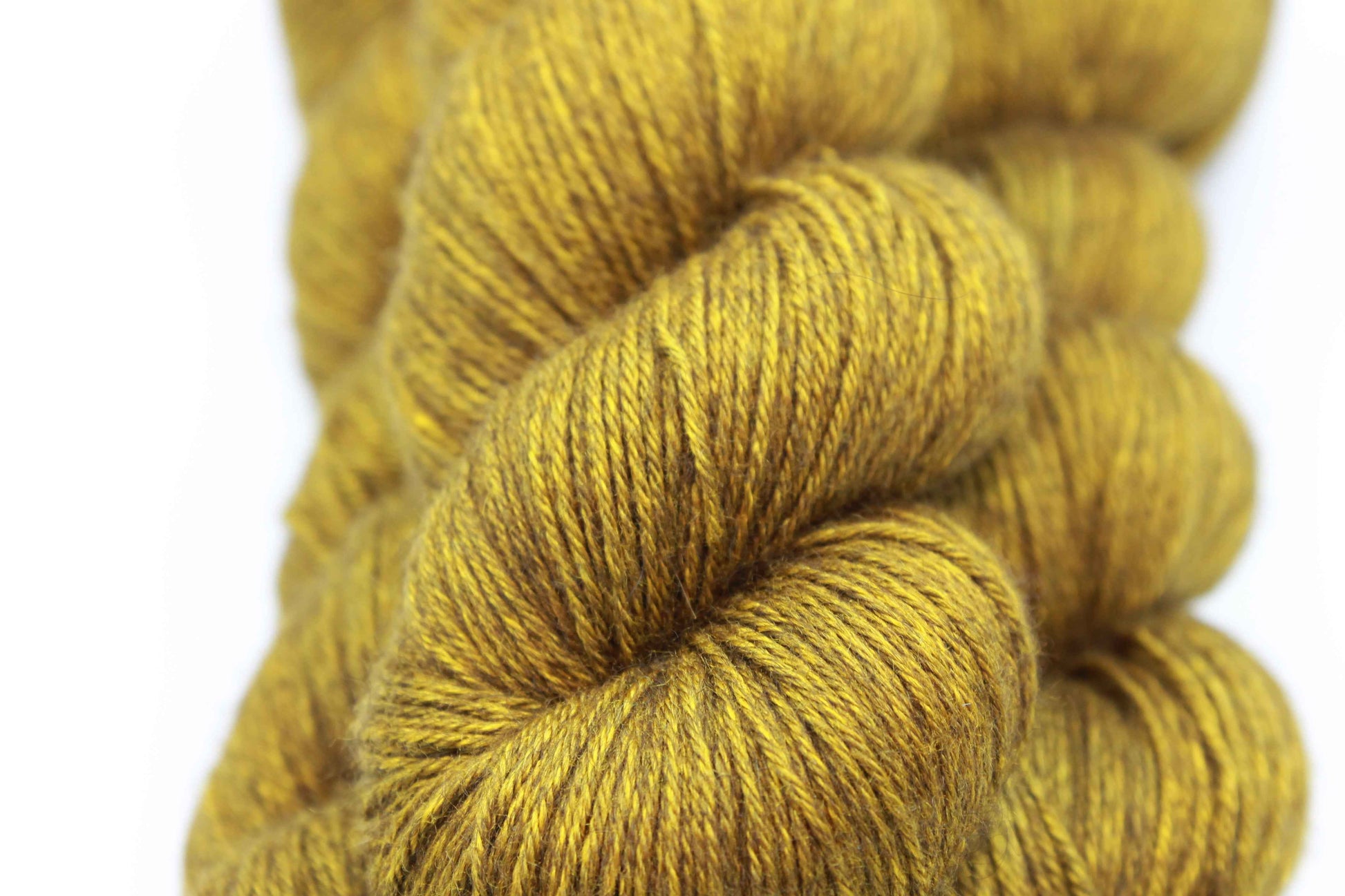 Victorian Brass Yak Silk Sock Yarn 50% Yak 50% Silk 100g