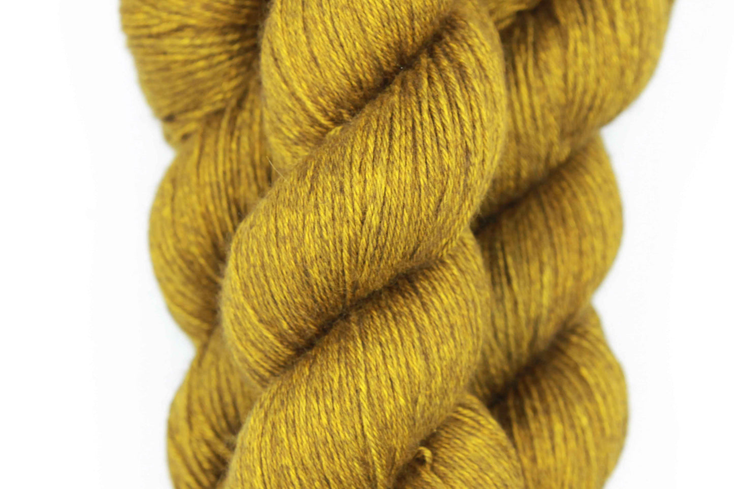 Victorian Brass Yak Silk Sock Yarn 50% Yak 50% Silk 100g