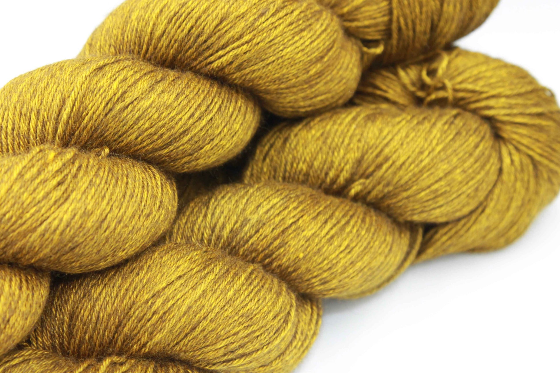 Victorian Brass Yak Silk Sock Yarn 50% Yak 50% Silk 100g