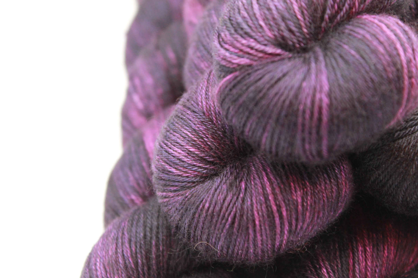 Victorian Plum Yak Silk Sock Yarn 50% Yak 50% Silk 100g
