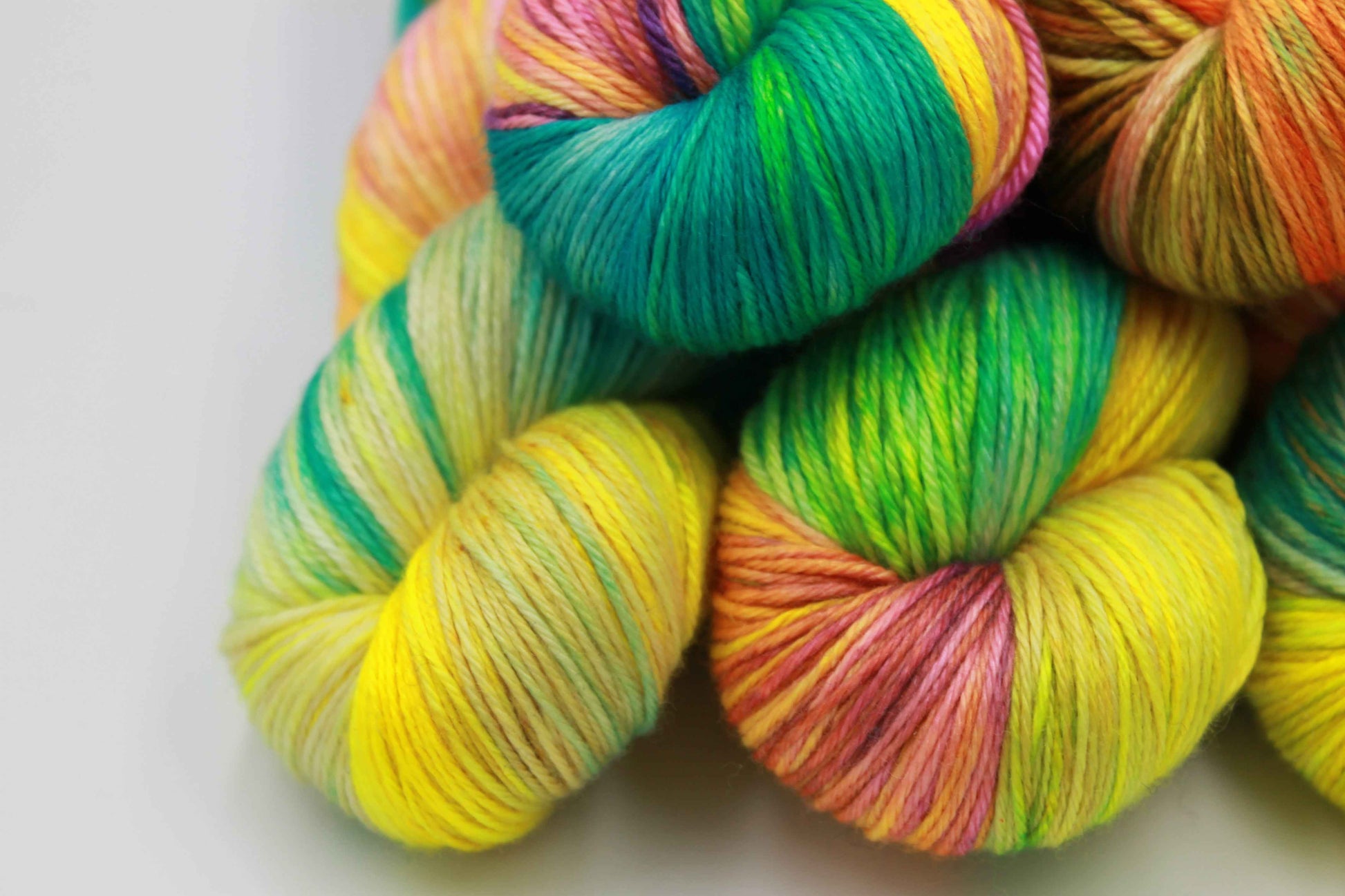 Summer of '76 Sock Yarn Skein - 50% Superwash Merino Wool, 50% Silk, 100g Skeins