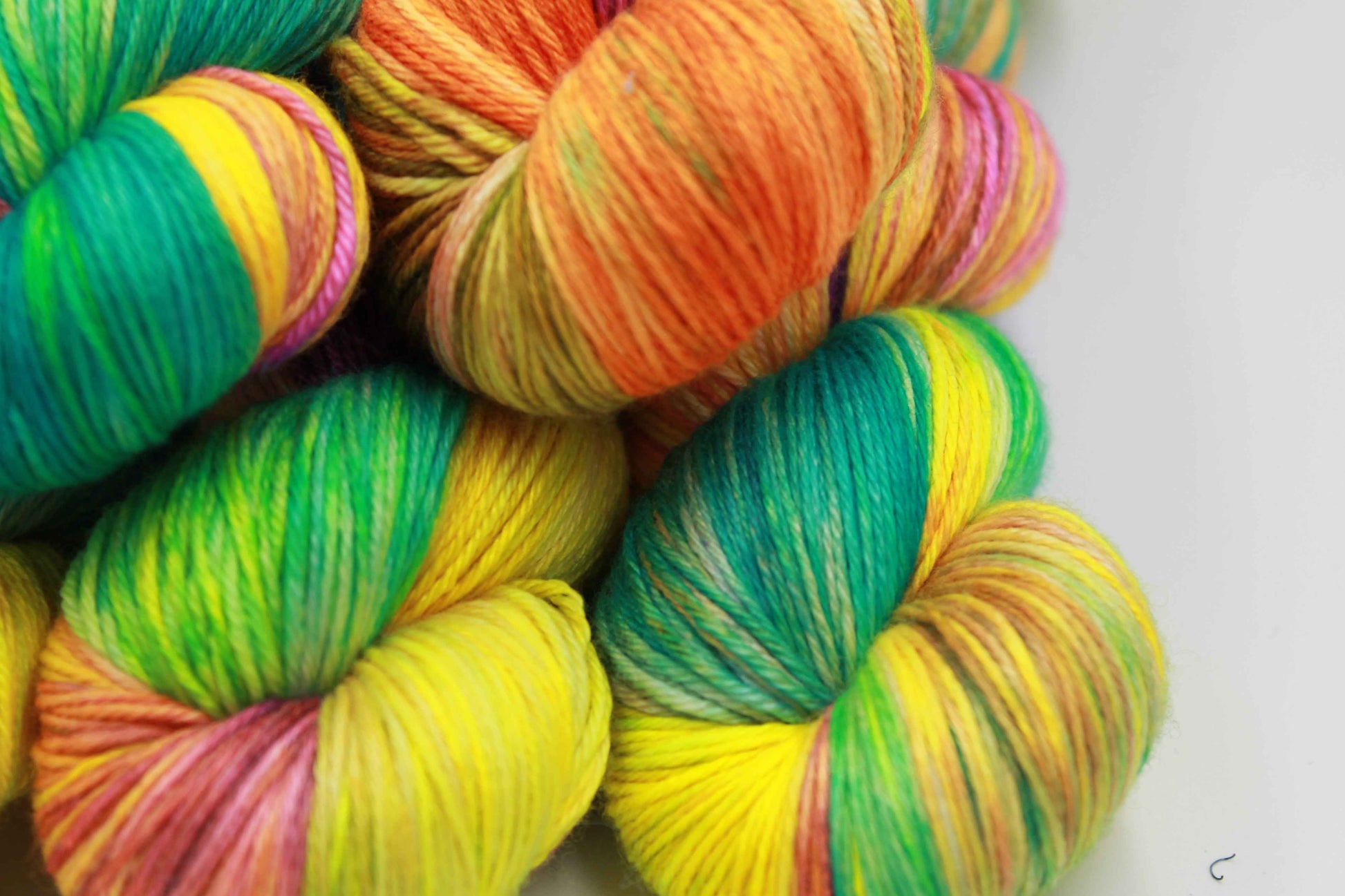 Summer of '76 Sock Yarn Skein - 50% Superwash Merino Wool, 50% Silk, 100g Skeins