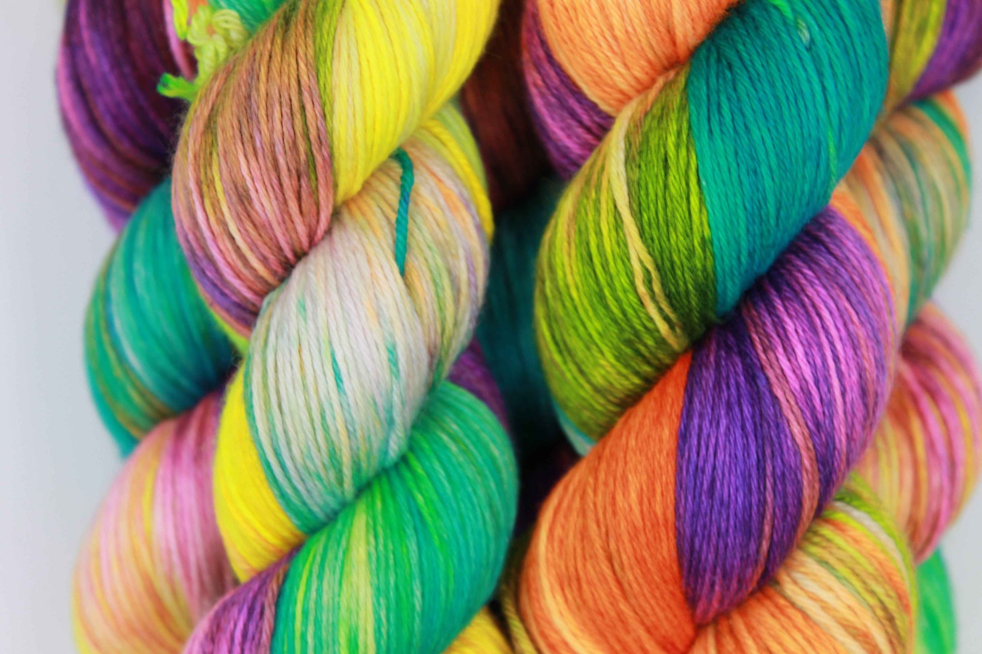 Summer of '76 Sock Yarn Skein - 50% Superwash Merino Wool, 50% Silk, 100g Skeins