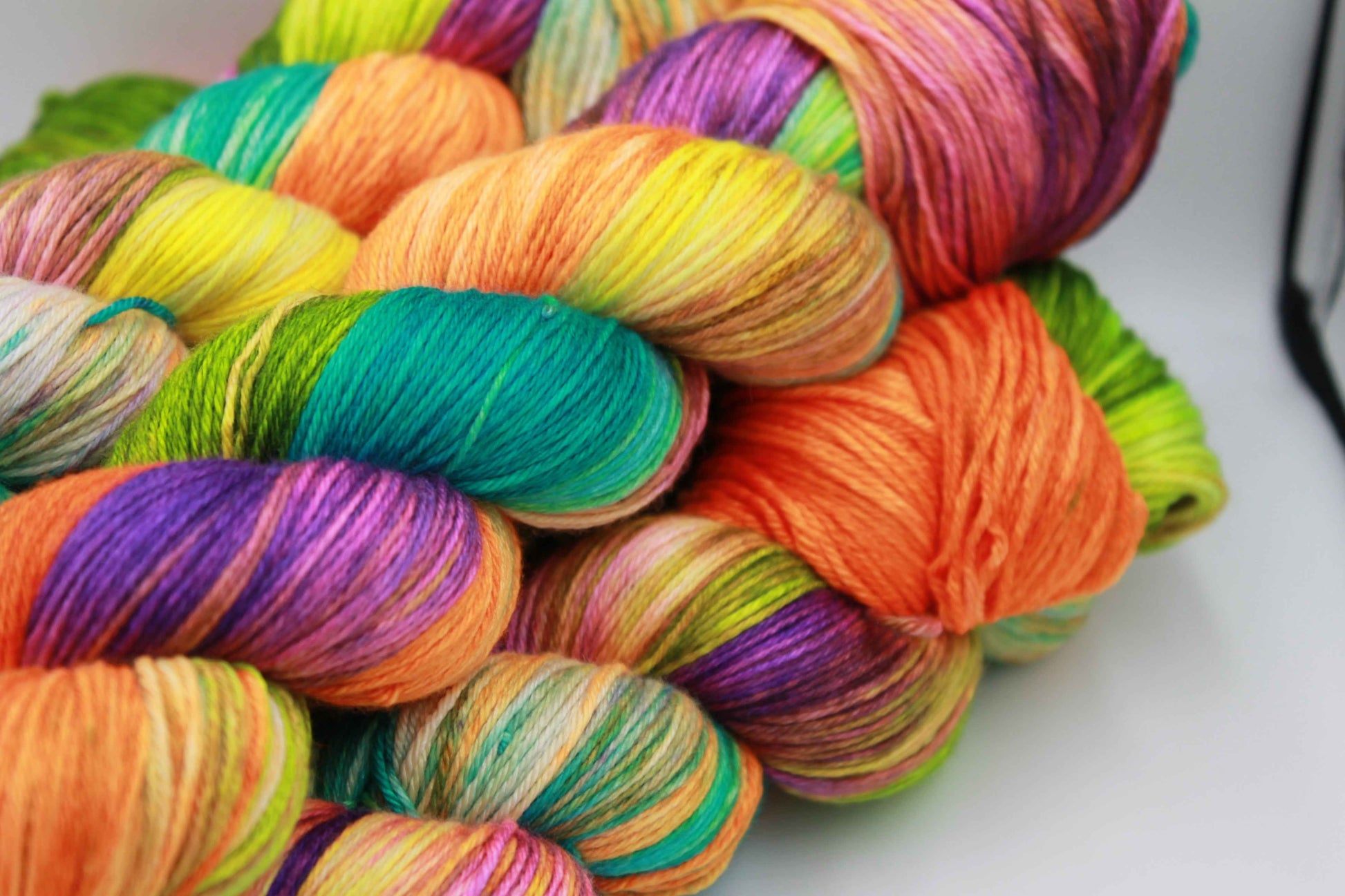 Summer of '76 Sock Yarn Skein - 50% Superwash Merino Wool, 50% Silk, 100g Skeins