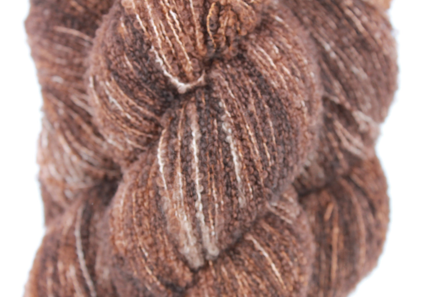Teddy Bear 80% Superfine Merino Wool Boucle Yarn - 20% Nylon Lace Weight 100g Skein