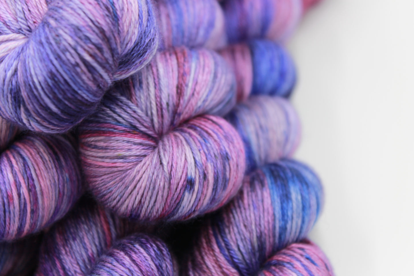 Lilac Blush Sock Yarn 50% Superwash Merino Wool 50% Silk 100g Skeins