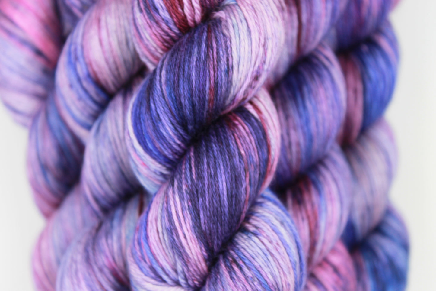Lilac Blush Sock Yarn 50% Superwash Merino Wool 50% Silk 100g Skeins