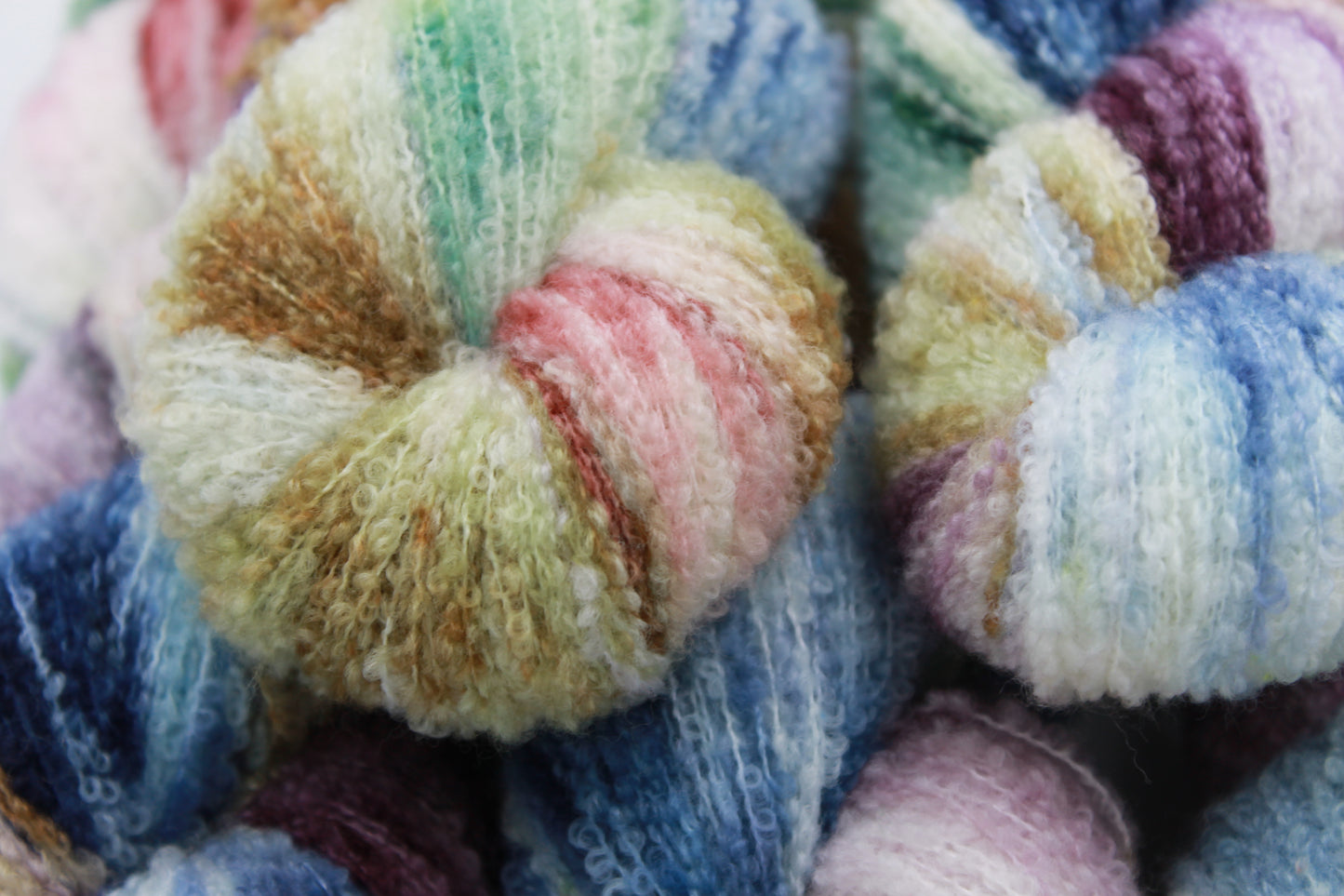 Chatsworth Medley  80% Superfine Merino Wool Boucle Yarn - 20% Nylon Lace Weight 100g Skein