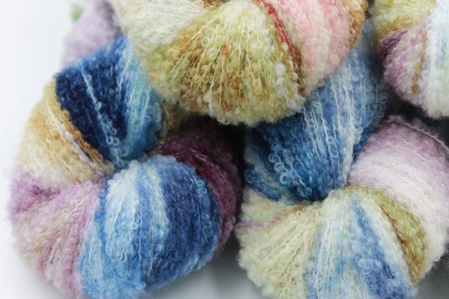 Chatsworth Medley  80% Superfine Merino Wool Boucle Yarn - 20% Nylon Lace Weight 100g Skein