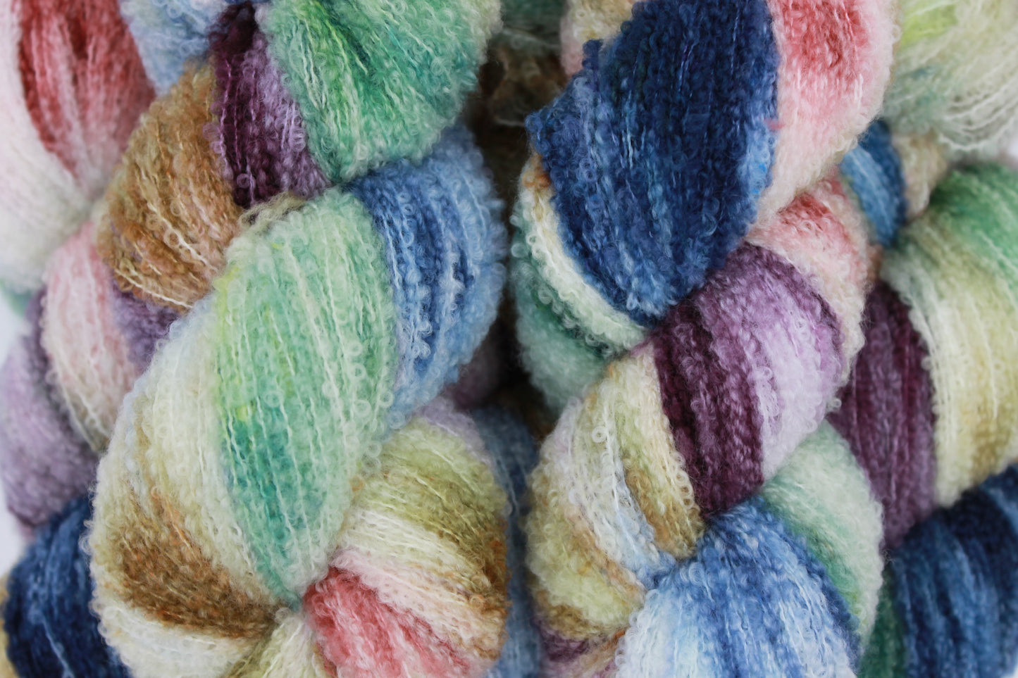 Chatsworth Medley  80% Superfine Merino Wool Boucle Yarn - 20% Nylon Lace Weight 100g Skein