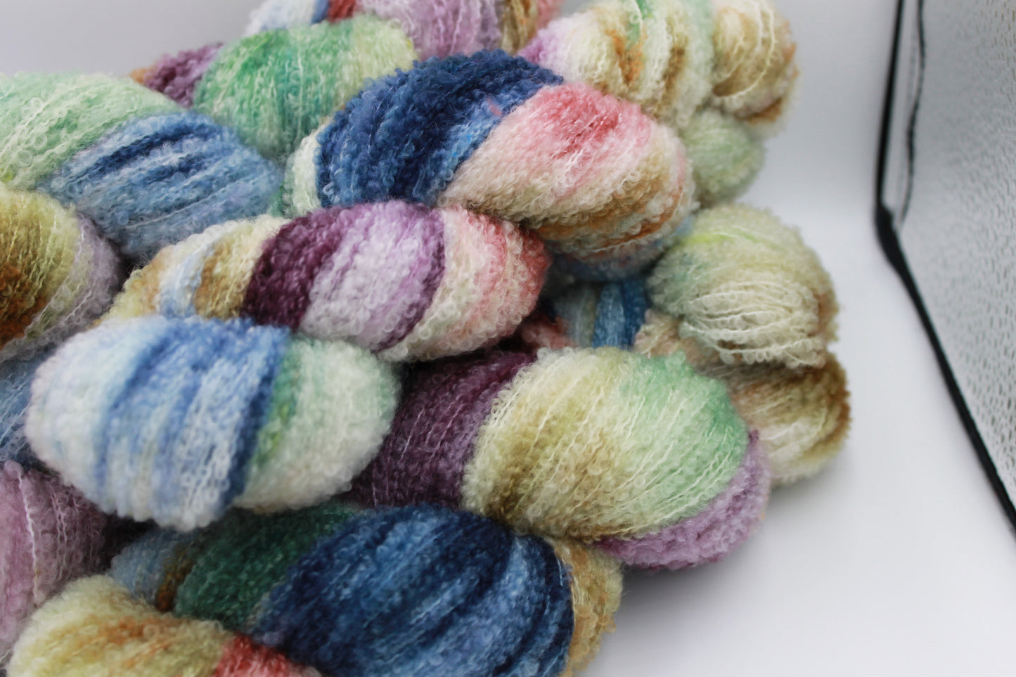 Chatsworth Medley  80% Superfine Merino Wool Boucle Yarn - 20% Nylon Lace Weight 100g Skein