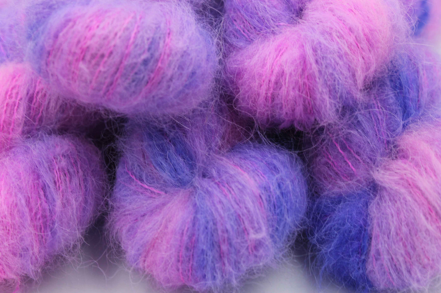 Bubblegum & Blue Jeans Exquisite Lace Yarn 50g Skein 74% Baby Suri Alpaca 26% Mulberry Silk