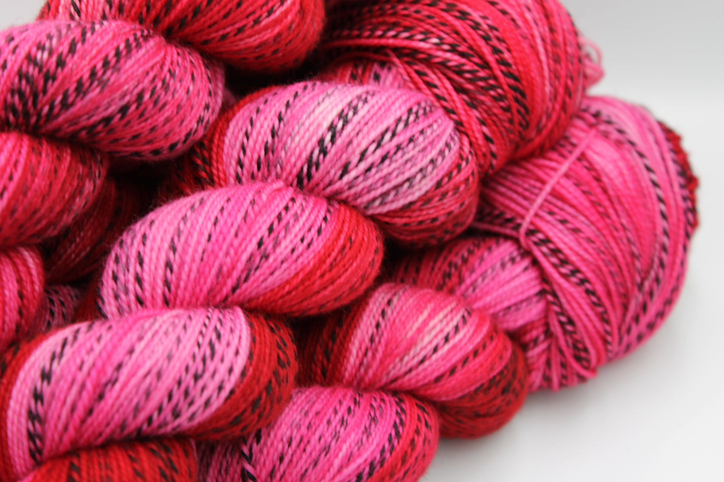 Sunburnt Zebra  - 100g Hand Dyed Zebra Sock Skein in 80% SuperWash Merino and 20% Nylon