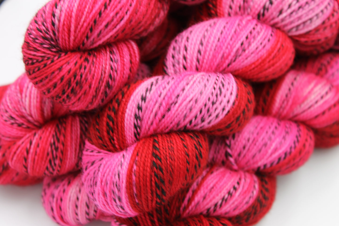Sunburnt Zebra  - 100g Hand Dyed Zebra Sock Skein in 80% SuperWash Merino and 20% Nylon