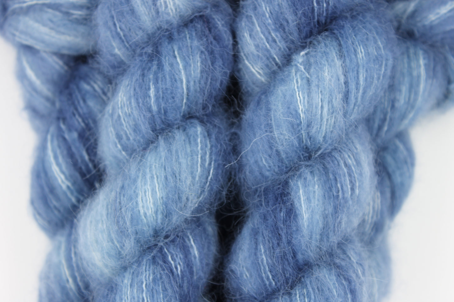 Mountain Blue Exquisite Lace Yarn 50g Skein 74% Baby Suri Alpaca 26% Mulberry Silk