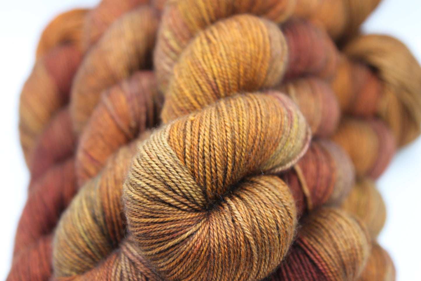 Chippendale Sock Skein Hand Dyed Merino Silk Yarn - 60% SuperWash Merino, 20% Silk, 20% Yak