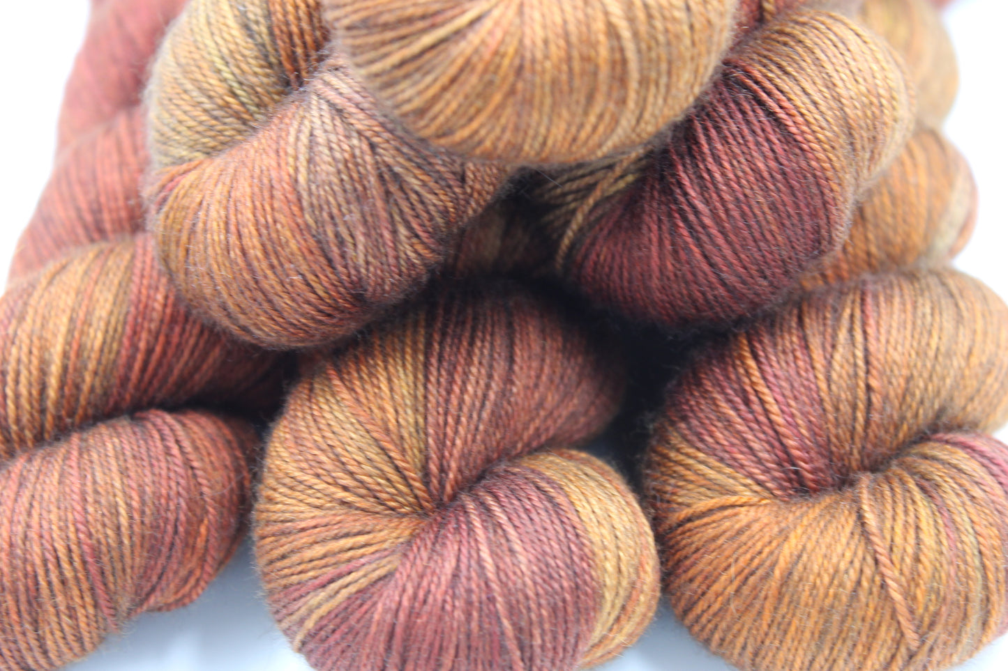 Chippendale Sock Skein Hand Dyed Merino Silk Yarn - 60% SuperWash Merino, 20% Silk, 20% Yak