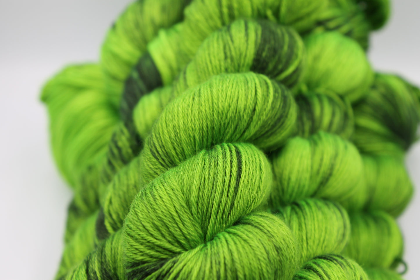 Cackles Manically Sock Yarn Skein - 50% Superwash Merino Wool, 50% Silk, 100g Skeins
