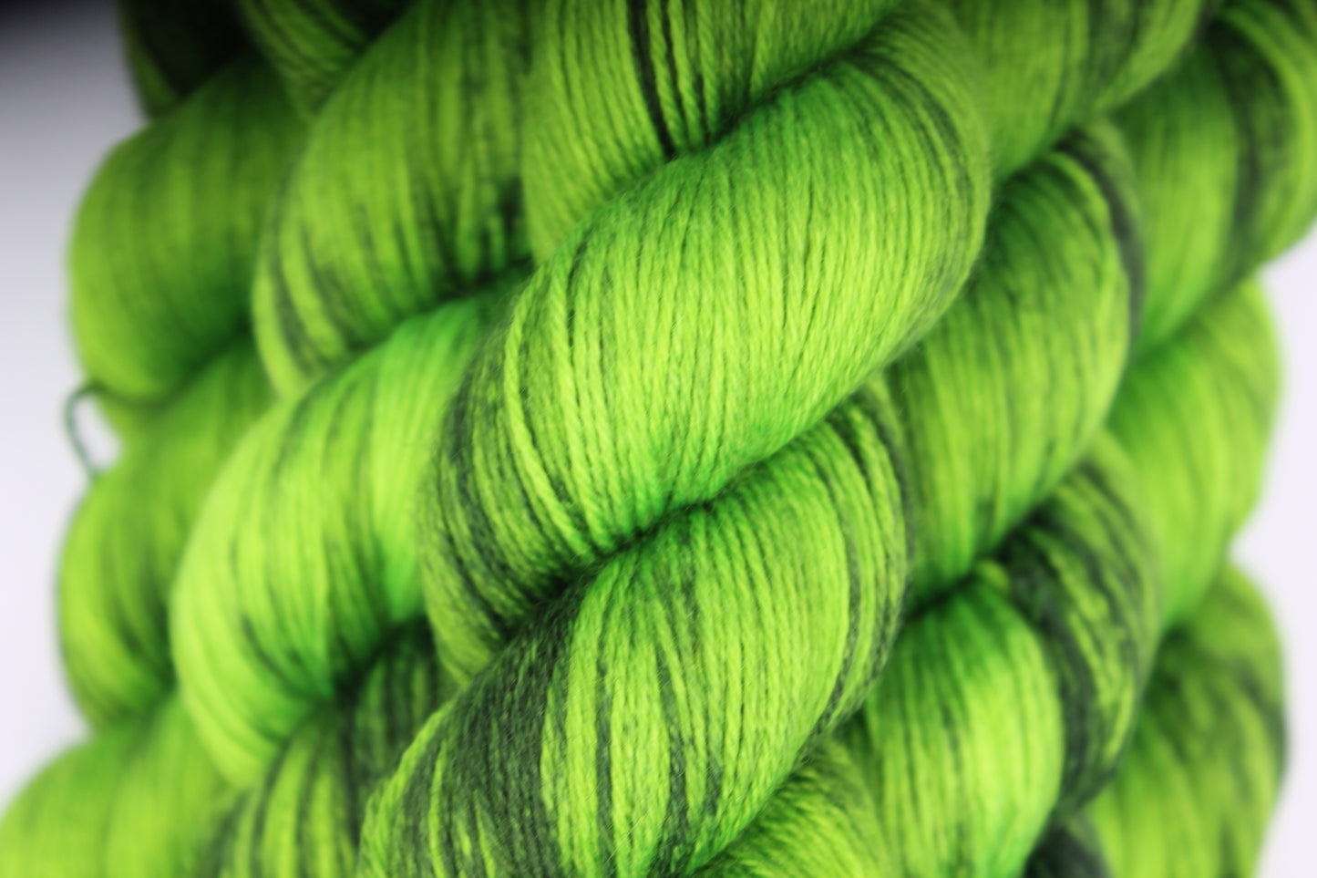 Cackles Manically Sock Yarn Skein - 50% Superwash Merino Wool, 50% Silk, 100g Skeins