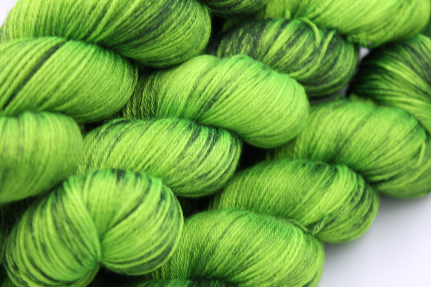 Cackles Manically Sock Yarn Skein - 50% Superwash Merino Wool, 50% Silk, 100g Skeins