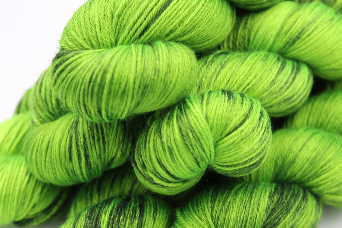 Cackles Manically Sock Yarn Skein - 50% Superwash Merino Wool, 50% Silk, 100g Skeins