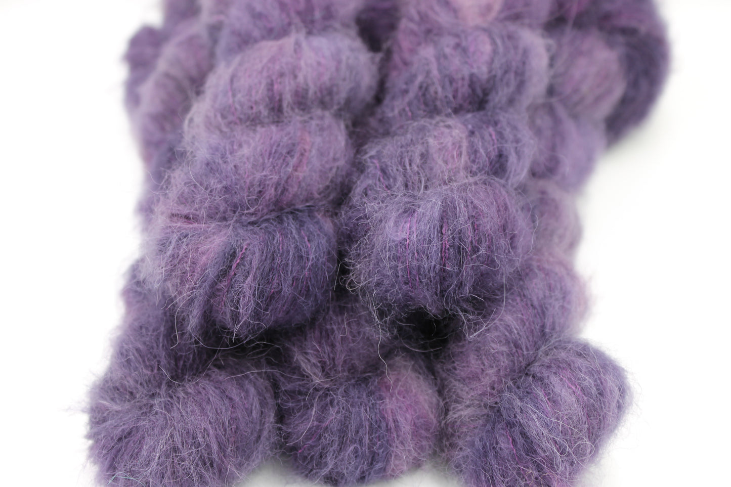 Elderberry Exquisite Lace Yarn 50g Skein 74% Baby Suri Alpaca 26% Mulberry Silk