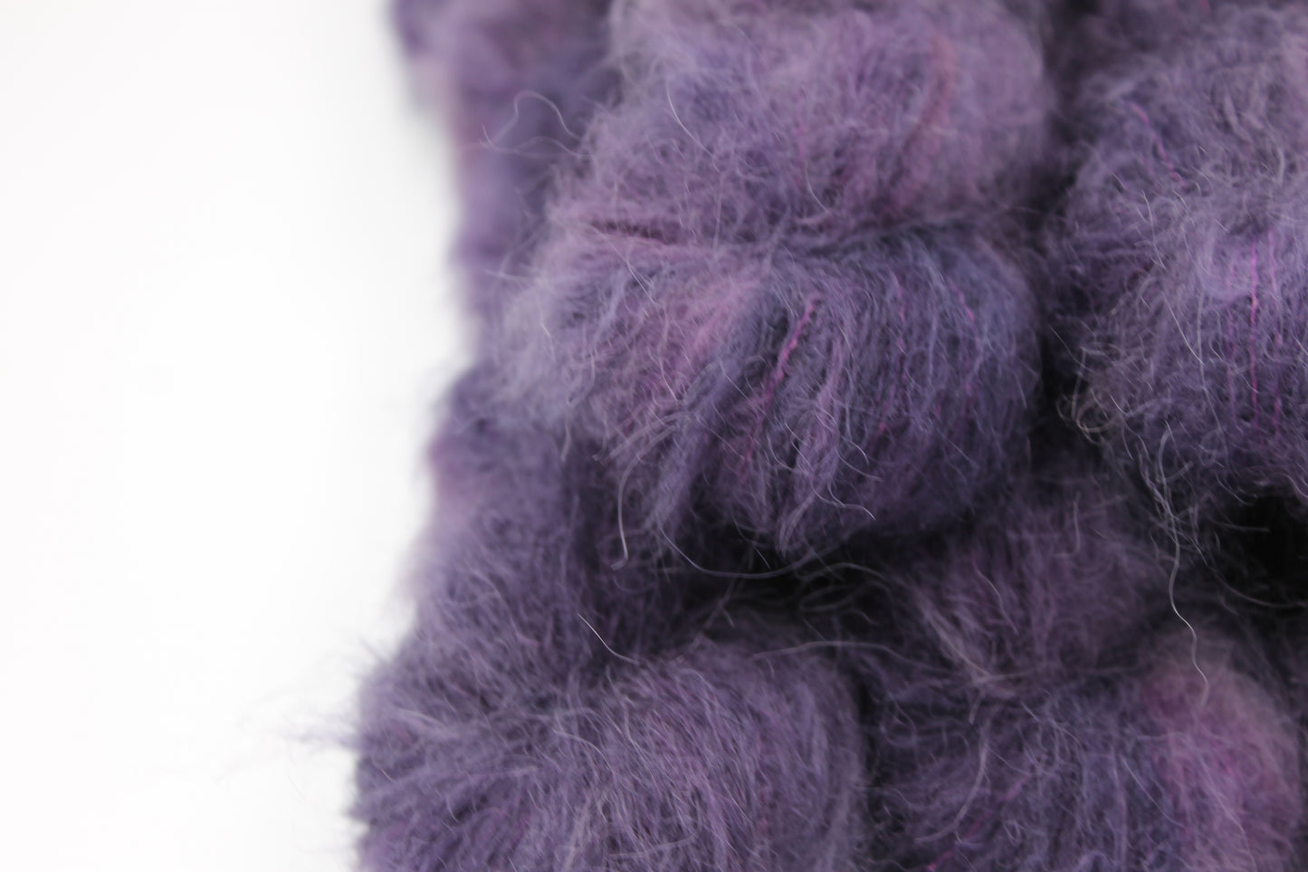 Elderberry Exquisite Lace Yarn 50g Skein 74% Baby Suri Alpaca 26% Mulberry Silk