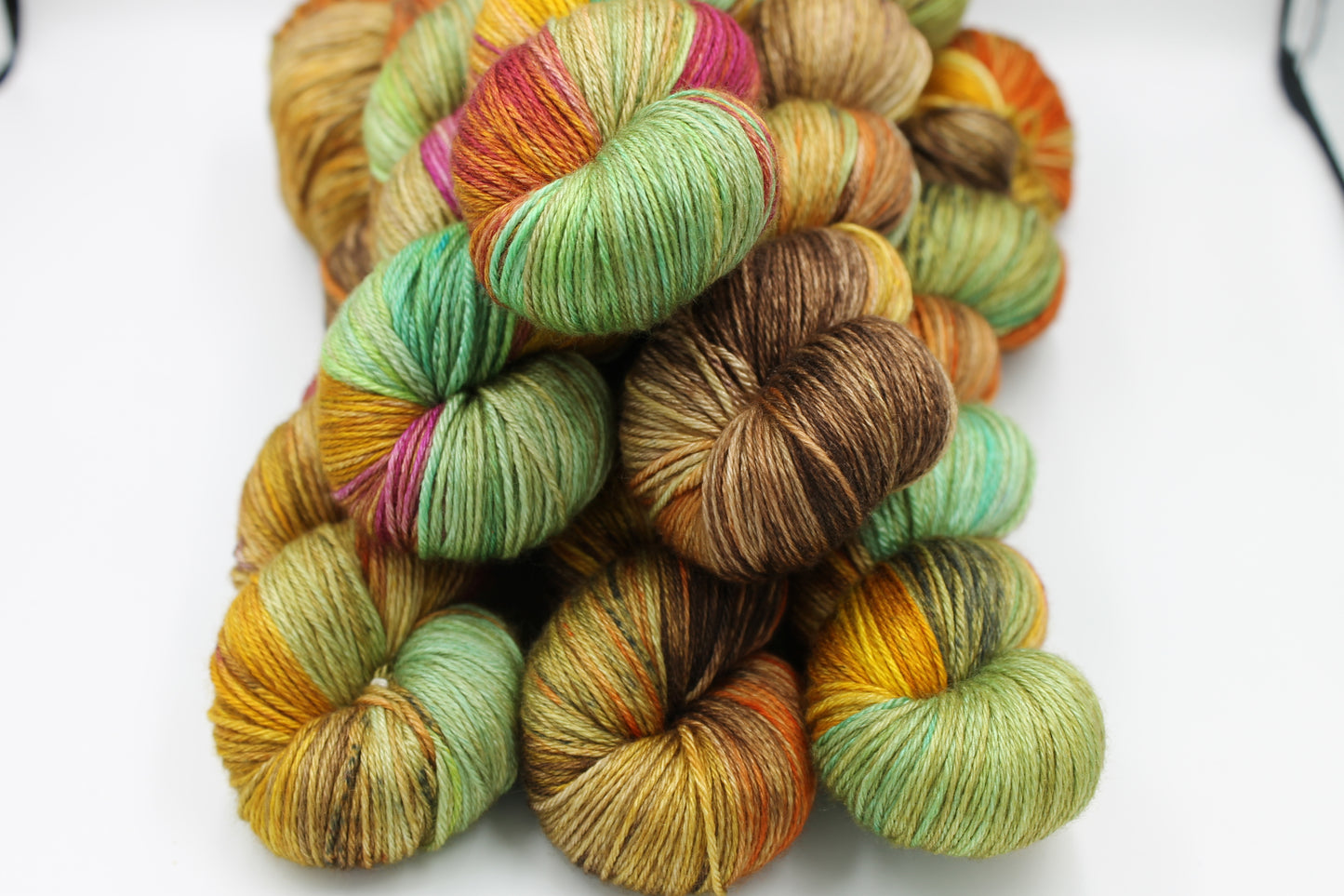 Autumnal Hedgerow - 50% Superwash Merino Wool, 50% Silk, 100g