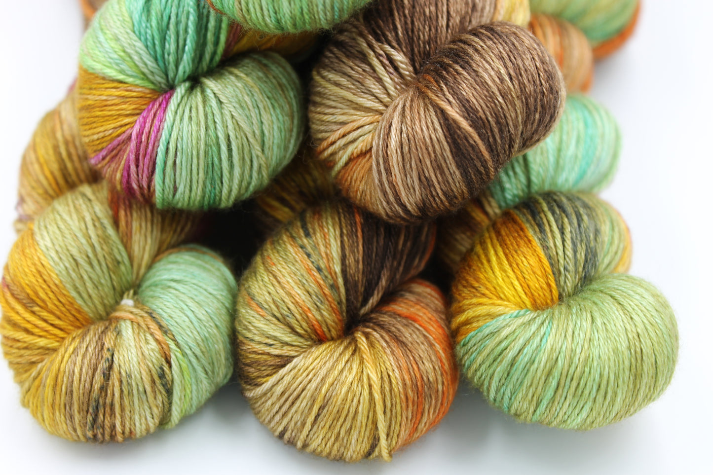 Autumnal Hedgerow - 50% Superwash Merino Wool, 50% Silk, 100g
