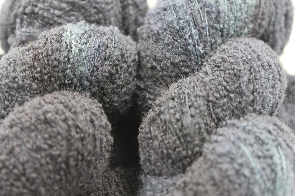 Jemimas Fuzzy Soul 80% Superfine Merino Wool Boucle Yarn - 20% Nylon Lace Weight 100g Skein