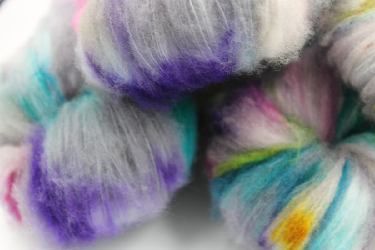 Brushed Neon Wash  80% Superfine Brushed Merino Wool Yarn - 20% Nylon Lace Weight 100g Skein