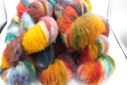 Brushed Autumn  80% Superfine Brushed Merino Wool Yarn - 20% Nylon Lace Weight 100g Skein