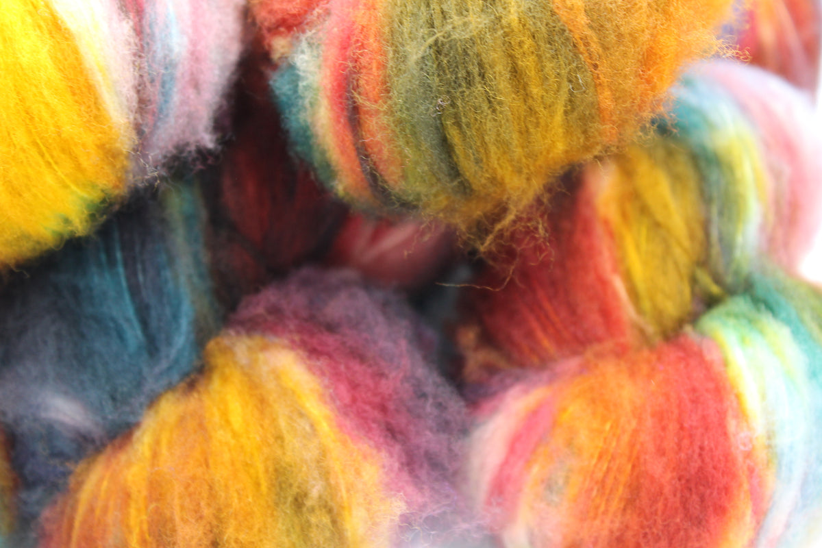 Brushed Autumn  80% Superfine Brushed Merino Wool Yarn - 20% Nylon Lace Weight 100g Skein