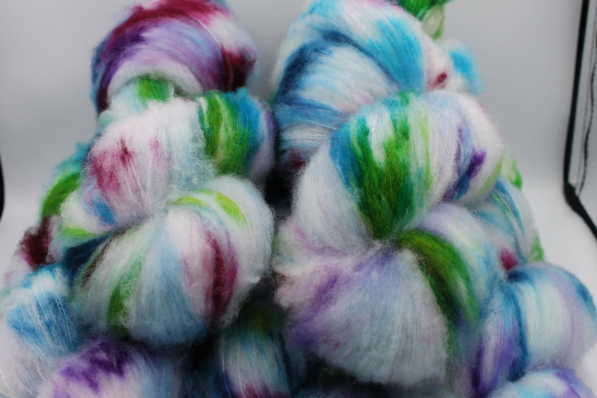Brushed Watercolour 80% Superfine Brushed Merino Wool Yarn - 20% Nylon Lace Weight 100g Skein