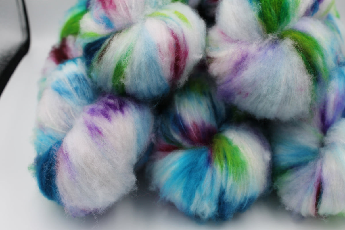 Brushed Watercolour 80% Superfine Brushed Merino Wool Yarn - 20% Nylon Lace Weight 100g Skein