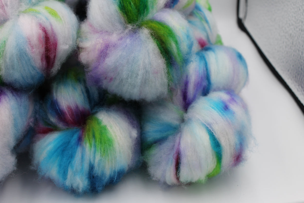Brushed Watercolour 80% Superfine Brushed Merino Wool Yarn - 20% Nylon Lace Weight 100g Skein
