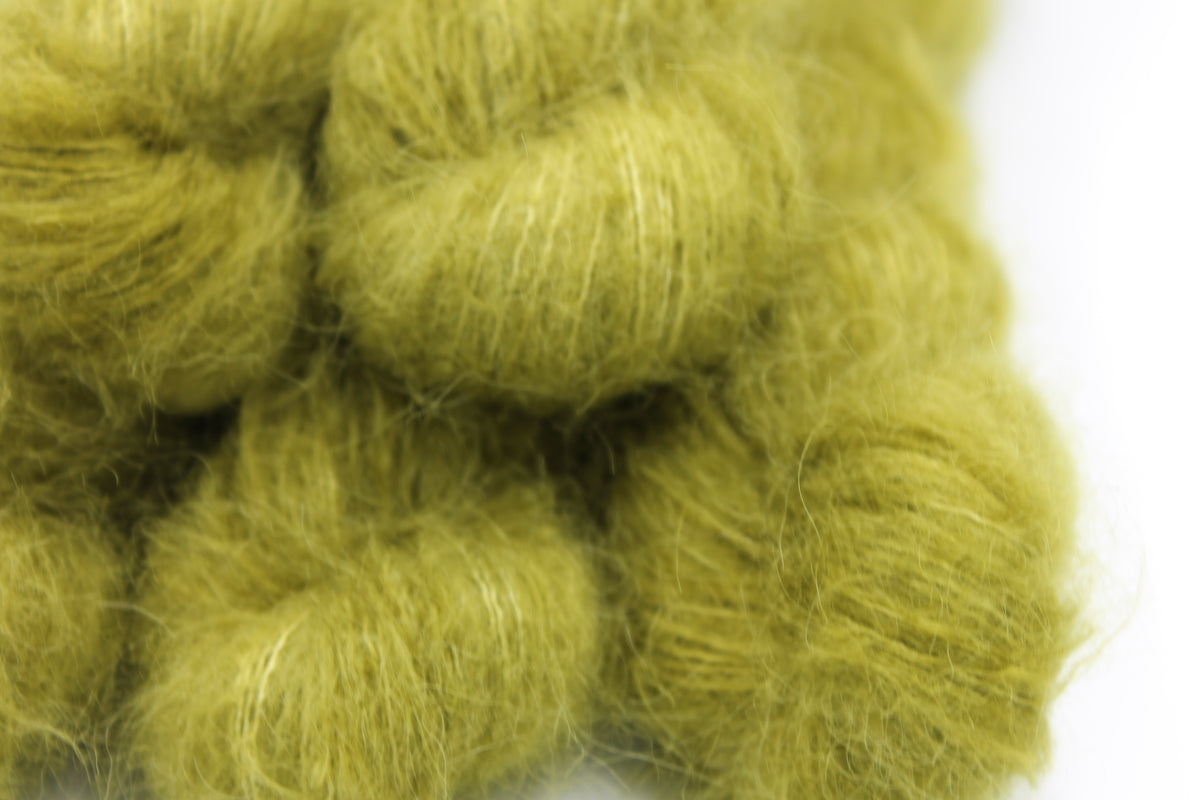Moss Lace Yarn 50g Skein 74% Baby Suri Alpaca 26% Mulberry Silk