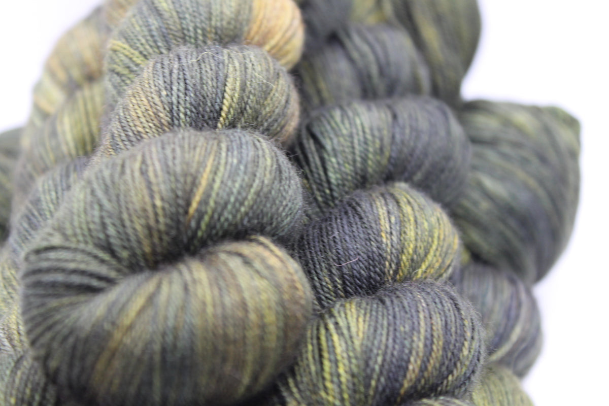 Fangorn Forest Merino Silk Yak Yarn - 60% SuperWash Merino, 20% Silk, 20% Yak