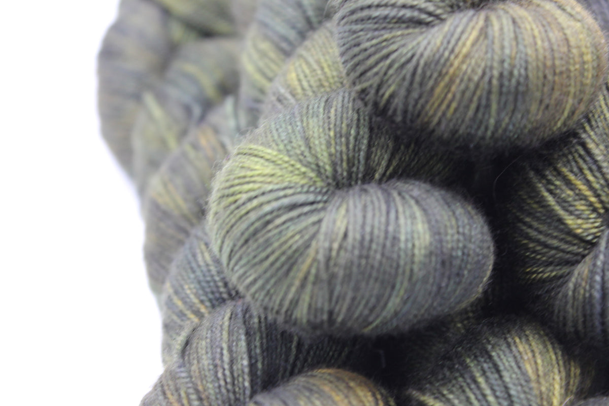 Fangorn Forest Merino Silk Yak Yarn - 60% SuperWash Merino, 20% Silk, 20% Yak