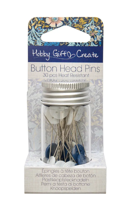 Hobby Gift Create Head pins plastic 11x0.6x47mm - 30pcs