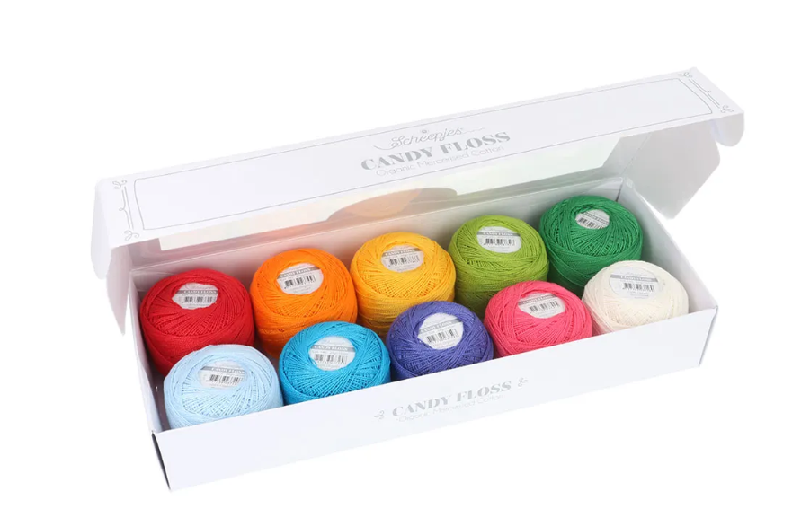 Scheepjes Candy Floss colour pack 10x20gr - Birthday Cake